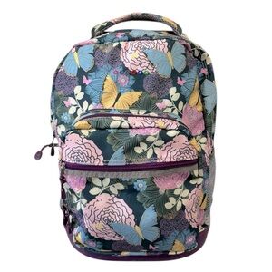 - J World New York Unisex Kid's Duo Rolling Backpack Secret Garden, 18x13x6